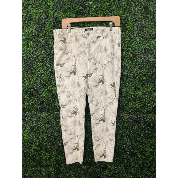 Buffalo David Bitton High Rise, Ankle Skinny, Floral pants, women’s size 12/32 - Picture 1 of 6